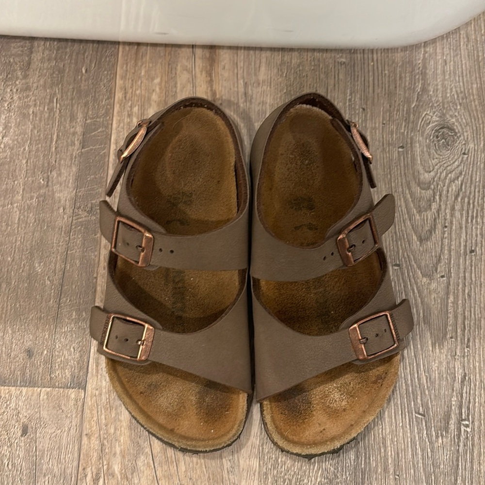 Birkenstock Kids Roma Sandals (Brown)
